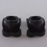 Playmobil 12274 Playmobil Lot of 2 Dark Gray Knight Armor Collars