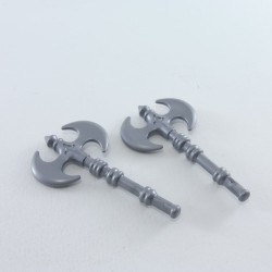 Playmobil 11177 Playmobil Batch of 2 Gray Cleaving axe