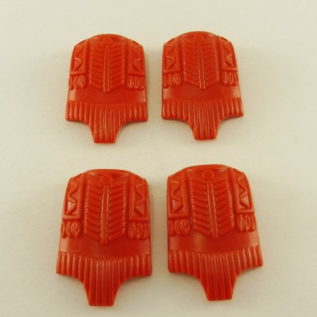 Playmobil 10350 Playmobil Lot of 4 Aprons Indian Scarves Vintage Red 3569 ...