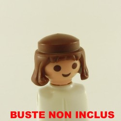 Playmobil 24317 Playmobil Man Head with Brown Hair Middle Ages