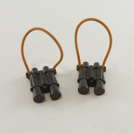 Playmobil 4162 Playmobil Set of 2 Pair of Gray Binoculars with Straps