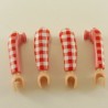 Playmobil 23489 Playmobil Set of 2 Pairs of Pink and White Folded Arms