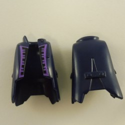 Playmobil 23052 Playmobil Set of 2 Tattered Dark Blue Coats with Violet Edges