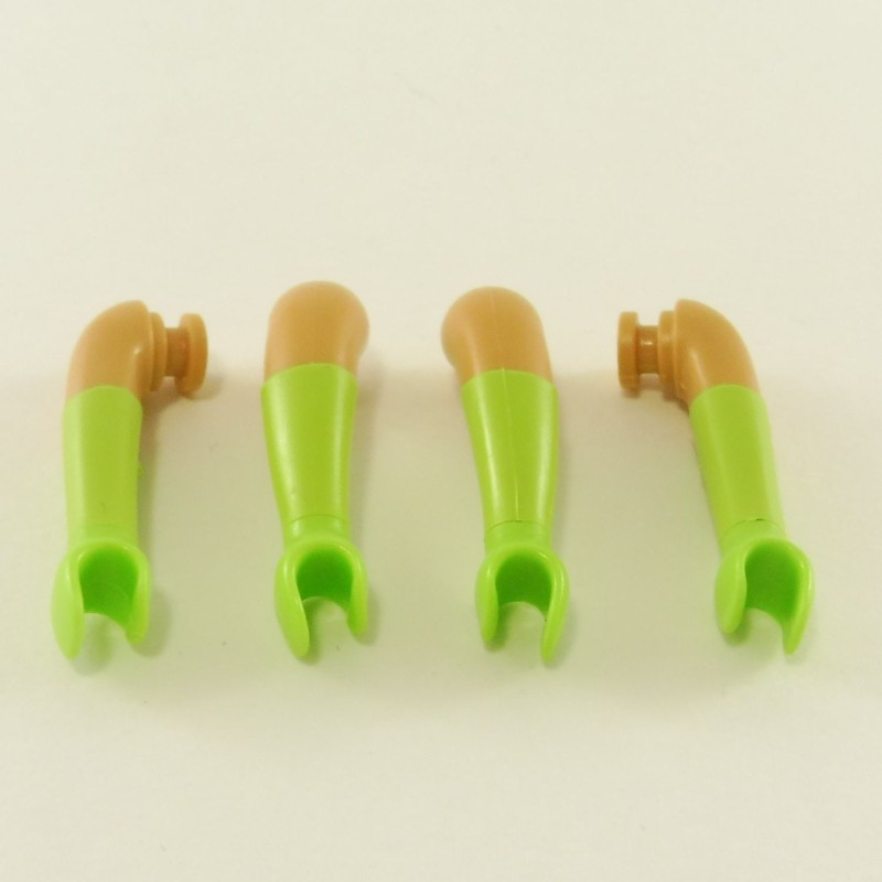 Playmobil 23048 Playmobil Set of 2 Pairs of Folded Arms Green Gloves Beige Complexion