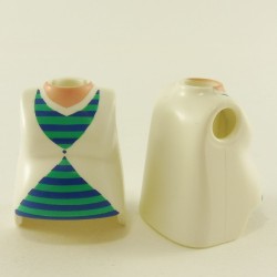 Playmobil 23868 Playmobil Lot de 2 Bustes Femme Enceinte Blanc et Bleu