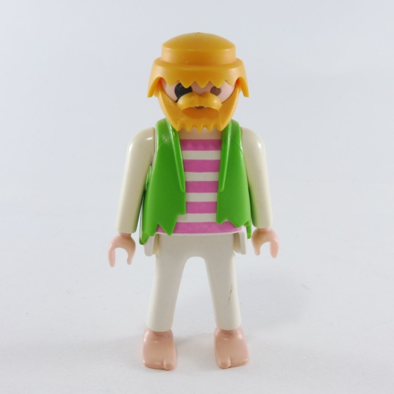 Playmobil 15441 Playmobil Men Pirate White Pink Vest Green