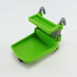 Playmobil 12892 Playmobil Luggage Rack Trolley Green