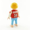 Playmobil Child Boy Blue and Red Barefeet 3819 4070 4918 4144