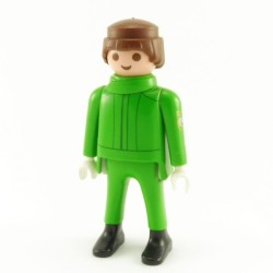 Playmobil 21902 Playmobil Homme Policier Vert Mains Blanches