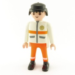 Playmobil 21882 Playmobil Homme Orange et Blanc CHIEF