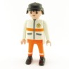 Playmobil 21882 Playmobil Homme Orange et Blanc CHIEF