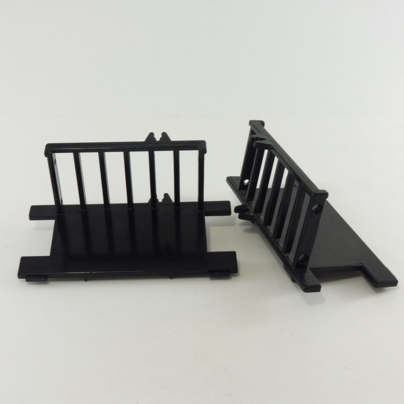 Playmobil 3801 Playmobil Set of 2 Black Platforms for Wagon