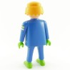 Playmobil Man Blue Green Hands