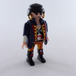 Playmobil 28651 Playmobil Pirate Man White Red and Yellow with Blue Coat