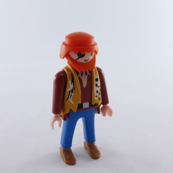 Playmobil 28656 Playmobil Pirate Man Blue and Brown with Yellow Vest