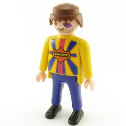 Playmobil 21888 Playmobil Man Blue and Yellow Butter Eye Black SPRINT